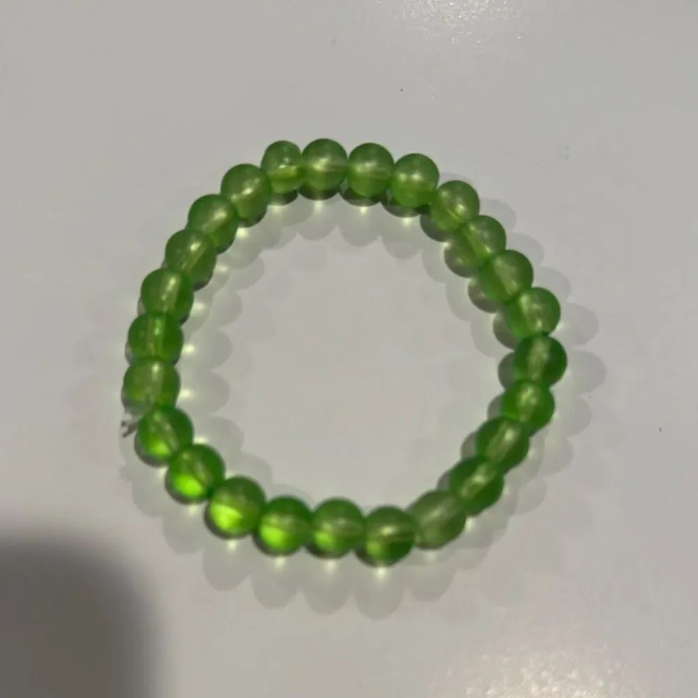 Green Beaded Bracelet